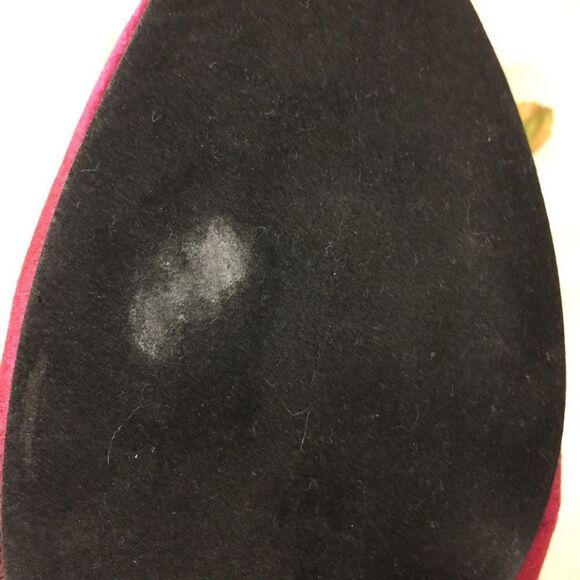 ~Catherine Malandrino Furrow Faux Fur Ruby Mule NWOB - Picture 10 of 11